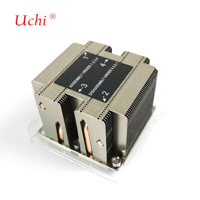 Zwarte geëxtrudeerde hitteafvoer voor CNC-bewerking - CPU & Server-toepassing