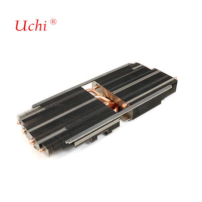 580W Aluminium Fin Heat Pipe Cpu Warmteput