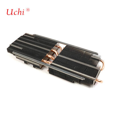 580W Aluminium Fin Heat Pipe Cpu Warmteput