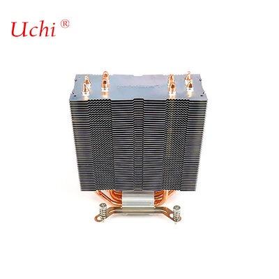 Clip-type Zipper Fin Computer CPU-warmteput met 4 warmtepijpen