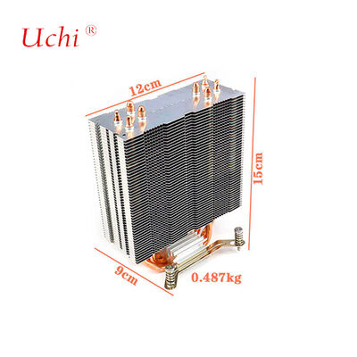 Clip-type Zipper Fin Computer CPU-warmteput met 4 warmtepijpen