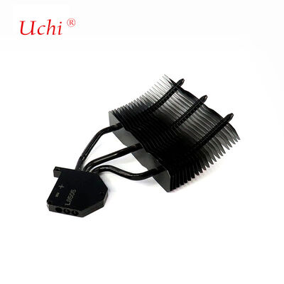 Hoogprecisie zwarte aluminium LED-warmteput