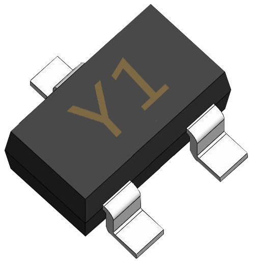 SOT-323 SS8050W NPN Silicon Epitaxial Planar Transistor voor hoge collectie-stroom