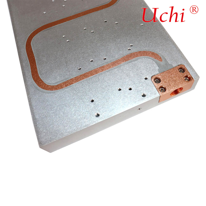 Industriële apparatuur Aluminiumprofiel Koperbuis Radiator Hoogvermogen Watergekoelde Plaat Radiator Aanpassing
