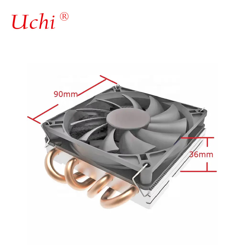 Custom ODM Super Thin Cpu Cooler 36mm Dikte Hoogte AMD AM4 AM3 FM2 1200 115X 1700 1366 Heatsink Fan 1U Server Radiator