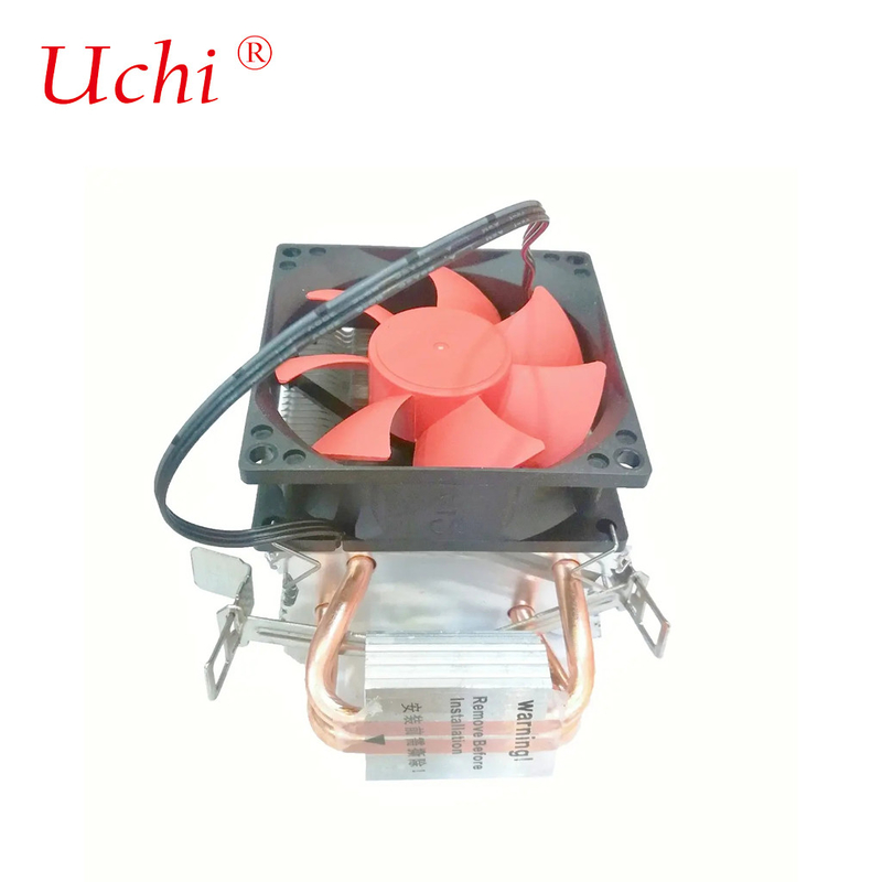 Koeling Verticale zijkant Cpu Koeler 92mm Fan 2 Koper Heatpipe Pipe Voor PC Computer Universele Socket AMD Intel Processor IC