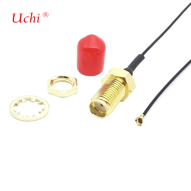 SMA tot Ufl Varkensstaart SMA Vrouwelijke tot Ufl Vrouwelijke verlengkabel 5cm Ra SMA Vrouwelijke tot Ufl Kabel