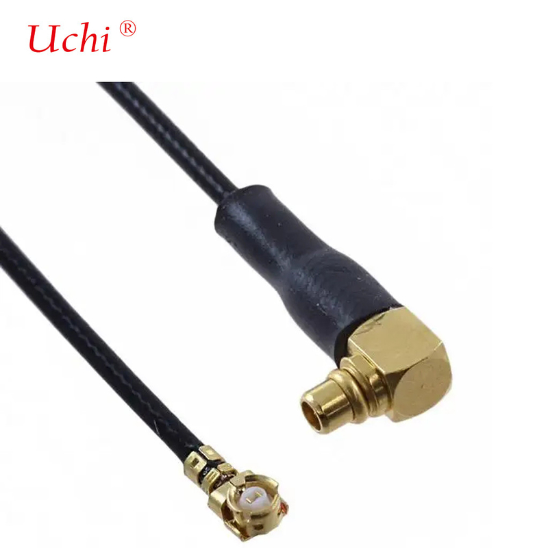 Laagverlies 1,13 mm kabel rechthoek MMCX Man tot MHF1 UFL kabel assemblage