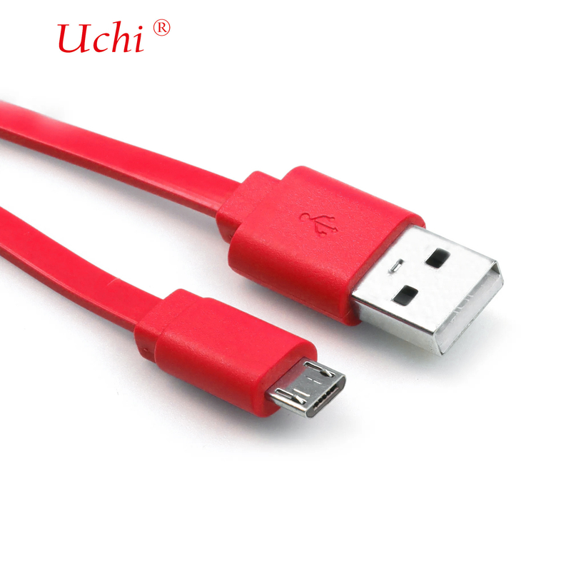 USB 3A Type C Kabel Charger PVC Flat Noddle Shape Type Fast Charging Voor mobiele mobiele telefoon Charger kabel