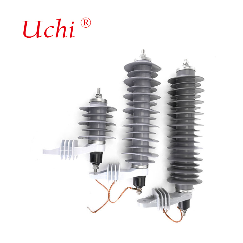 ISO9001 Distributielijn Composite MOA 10KA 33KV Zinkoxide Gapless Arrester