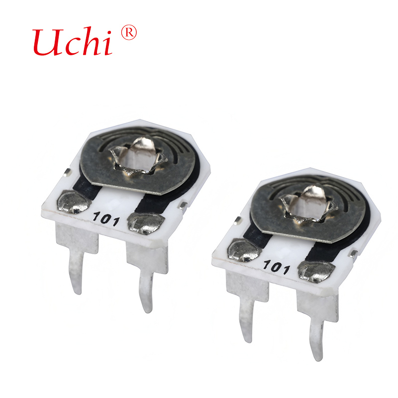 W206 Eendraaipotentiometer Metaal Glas Glazuur Trimmer Potentiometer 0,25-watt Preset Potentiometer