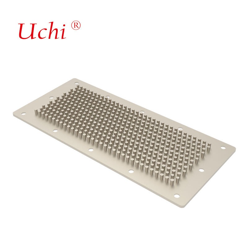 CNC-bewerkt vierkant koperen vin koudgesmeed koellichaam voor CPU