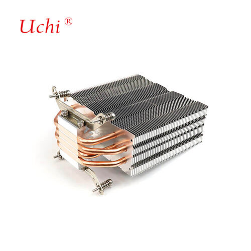Clip-type Zipper Fin Computer CPU-warmteput met 4 warmtepijpen