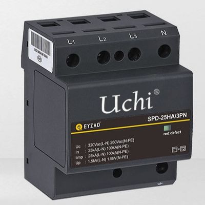 Uniek SPD van de de Stroomstootbeschermer van MOV 25kA integreerde Klasse 1 + 2