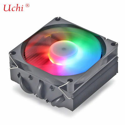 Verwarmingspijp Radiator I3 I5 I7 I9 Lga775 1150 1151 1155 1156 1700 1366 2011 AMD AM4 AM5 Universele horizontale CPU koeler Fan Zwart