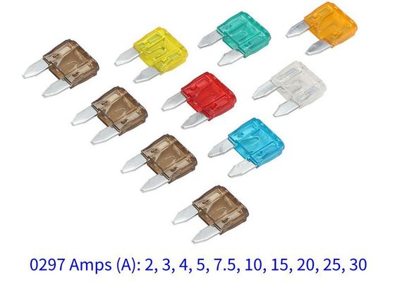 297 Reeksen 32V snel Waarnemend Automobielmini auto blade fuse 2A 3A